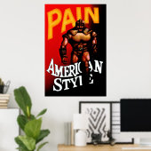 Pijn American Style ICS Poster (Thuiskantoor)