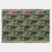 Pijn Cones en Pine Needles Natuur Patroon Deken (Voorkant)