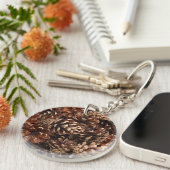 Pijn Cones en Pine Needles Sleutelhanger (Voorkant Rechts)