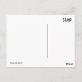 Pijn en lijden briefkaart (Achterkant)