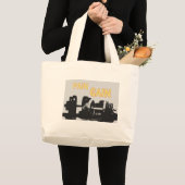 Pijn en pijn grote tote bag (Voorkant (product))