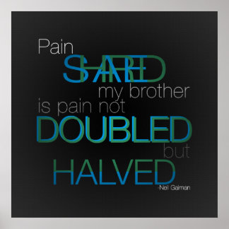 Pijn gedeeld Poster