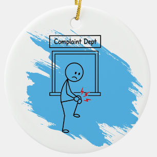 Pijn Humor Klacht Aangepaste Conditie Ornament