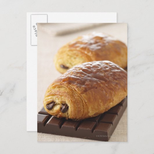 pijn in chocolade briefkaart (Voorkant / Achterkant)