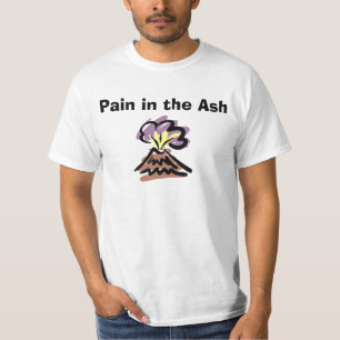Pijn in de ash-IJslandse vulkaan T-shirt