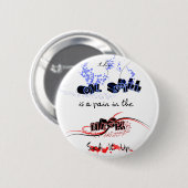 Pijn in de nek, sla hem op Button (Voorkant /achterkant)