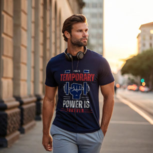 Pijn is tijdelijk, macht is voor altijd   Motivati T-shirt