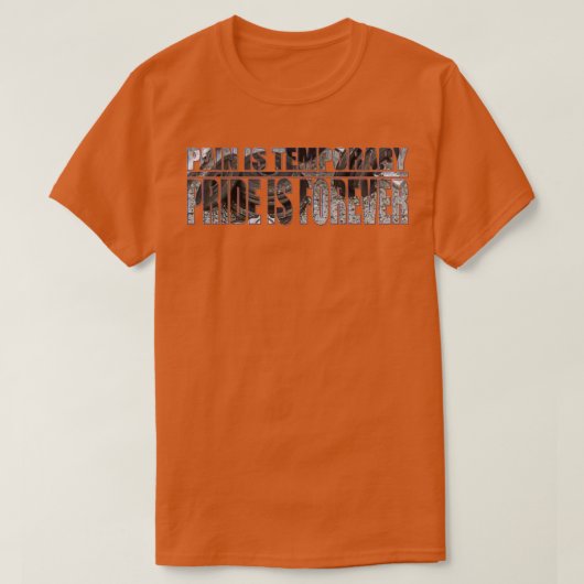 Pijn is tijdelijk t-shirt (Design voorkant)