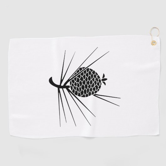 Pijn met naalden golfhanddoek (Horizontaal)