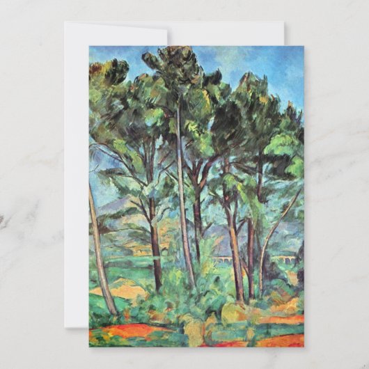 Pijn met Viaduct door Paul Cezanne,  kunst (Voorkant)