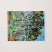 Pijn met Viaduct door Paul Cezanne, kunst Legpuzzel (Horizontaal)