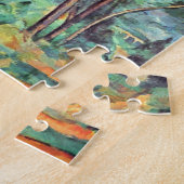 Pijn met Viaduct door Paul Cezanne, kunst Legpuzzel (Zijkant)