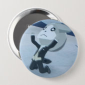 Pijn - ronde button 4,0 cm (Voorkant /achterkant)