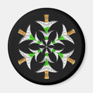 Pijn Tree Snowflake - Magnet Magneet