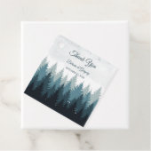 Pijn Tree Waterverf Forest Rustic Wedding Bedankjes Labels (In situ)