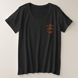 PIJNBEHANDELING IS ZELFMOORDPREVENTIE GROTE MAAT T-SHIRT