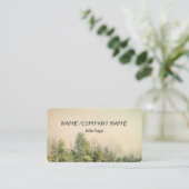 Pijnbomen berglandschap  stijl visitekaartje (Staand voorkant)