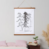 Pijnbomen Hangend Wandkleed (Slaapkamer)