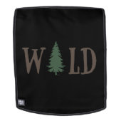 Pijnbomen in het wilde bos rugtassen (Verwijderbaar gezicht)