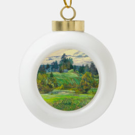 Pijnbomen Keramische Bal Ornament