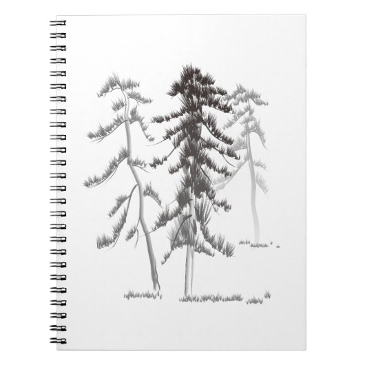 Pijnbomen Notitieboek (Voorkant)