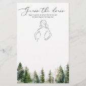 Pijnbomen Raad de jurk vrijgezellenfeest spel (Voorkant)