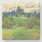 Pijnbomen Stenen Onderzetter (Voorkant)