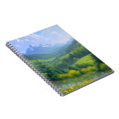 Pijnbomen verenigen zich in het wandtapijt van de  notitieboek (Rechterzijde)