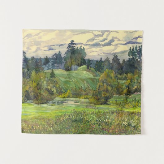 Pijnbomen Wandkleed (Voorkant (horizontaal))