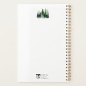 Pijnbomen Watercolor Jaarplanner Planner (Achterkant)
