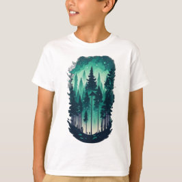 Pijnboomlandschap Kinder T-shirt