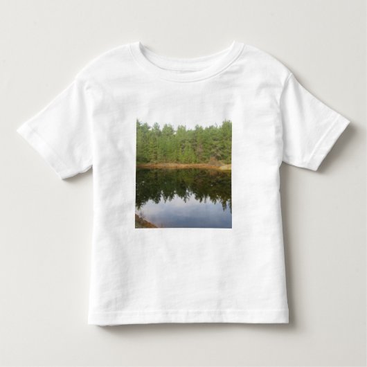 Pijnboomreflectie-meer Kinder Shirts (Voorkant)
