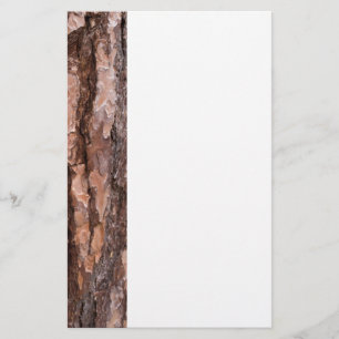 Pijnboomschors, textuur briefpapier