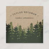 Pijnbos | Kraft Vierkante Visitekaartje (Voorkant)