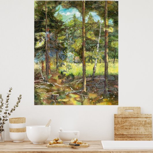 Pijnbos Poster (Keuken)