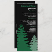 Pijnbos, restaurant Slimline Menu (Voorkant / Achterkant)