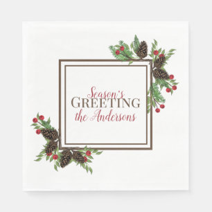 Pijnconen en servetten op basis van bessen