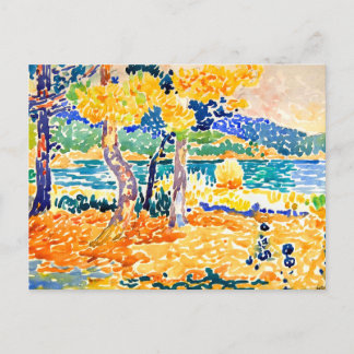 Pijnen aan de kust van Henri Edmond Cross Briefkaart