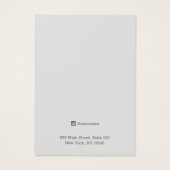 Pijnfilialen die juwelen-beeldschermkaart verdiene visitekaartje (Achterkant)