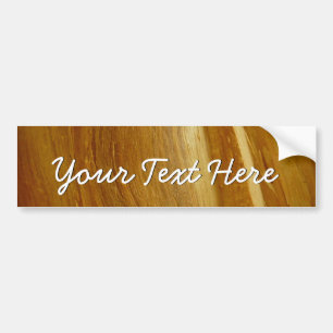 Pijnhout II Faux Wooden Texture Bumpersticker