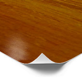 Pijnhout II Faux Wooden Texture Perfect Poster (Hoek)