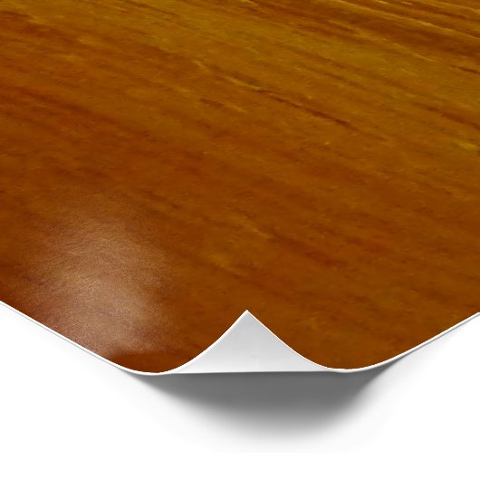 Pijnhout II Faux Wooden Texture Perfect Poster (Hoek)