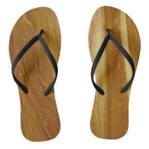 Pijnhout II Faux Wooden Texture Teenslippers