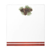 Pijnkeien en rode satin notitieblok (Voorkant)