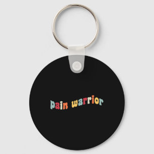 Pijnkrijger Craps Awareness Month Crohn's Chronic Sleutelhanger