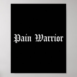 Pijnkrijger CRPS Awareness Month RSD Letsel Chron Poster