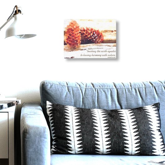 Pijnlijn voor penseelstreken bevat digitale kunst canvas afdruk