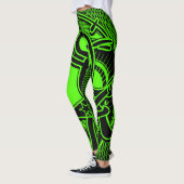 Pijnster-merk All-Over-Print Leggings (Links)