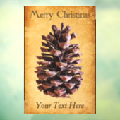 Pijntoon op  papier - Kerstmis Raamsticker (Vel 3)