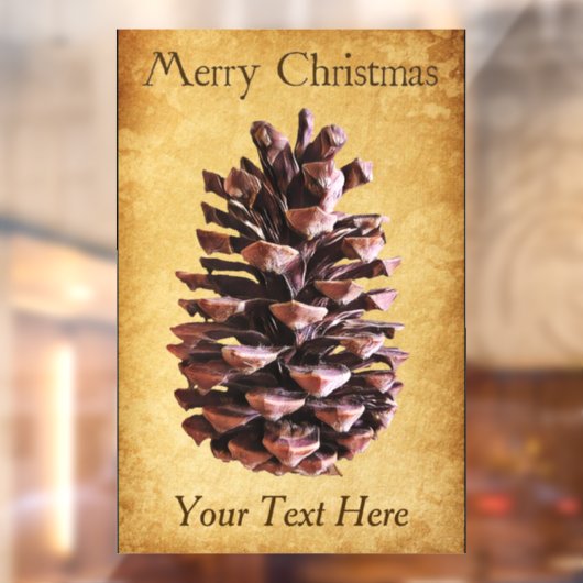 Pijntoon op papier - Kerstmis Raamsticker (Vel 2)